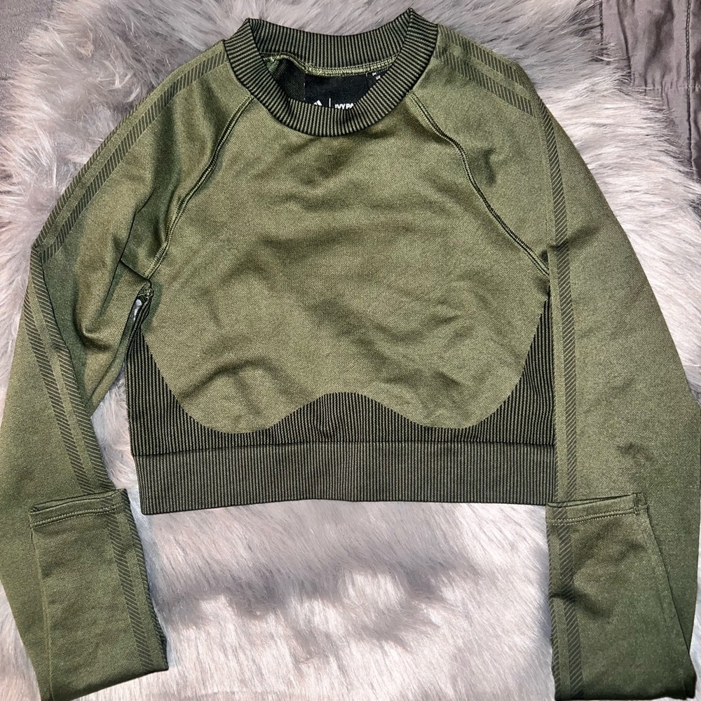 Adidas × Ivy Park - Halls of Ivy Crop Top Size Small - Picture 1 of 2